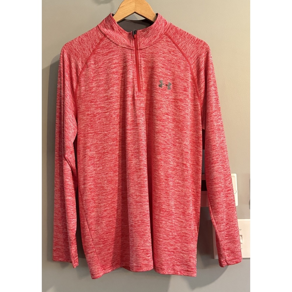 Under Armour Sweater Heat Gear UA Tech 1/4 Zip Performance Pullover Large